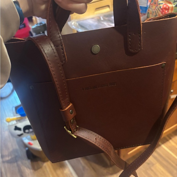 Portland Leather Mini Crossbody - Picture 2 of 3